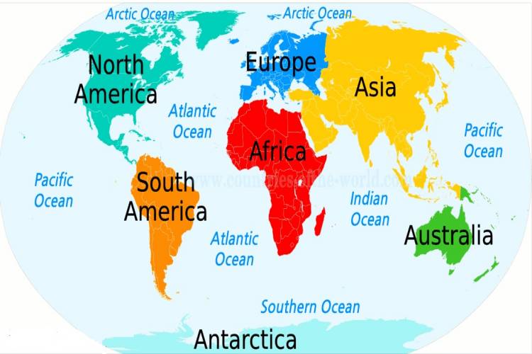 Bản đồ 6 châu lục cung cấp cho bạn một cái nhìn tổng quan về thế giới từ châu Á, châu Âu, châu Phi, châu Đại Dương đến châu Mỹ. Bạn sẽ bị mê hoặc bởi độ rộng và sự đa dạng của thế giới, từ những đỉnh núi cao nhất đến những bãi tắm trắng muốt.