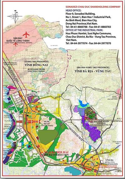 Cập nhập thông tin về khu công nghiệp Sonadezi Châu Đức