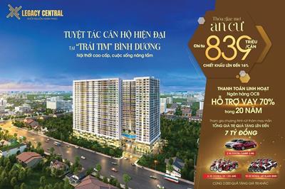 Căn hộ Legacy Central Bình Dương có gì nổi bật ?